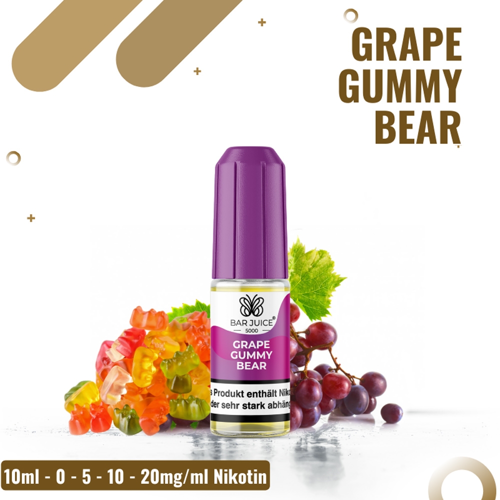 Bar Juice 5000 Nicsalt 5mg - Grape Gummy Bear