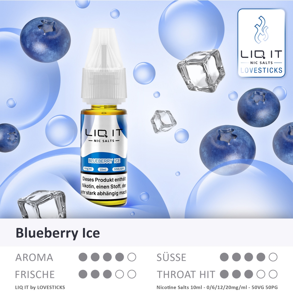 Lovesticks LIQ IT 20mg - Blueberry Ice 