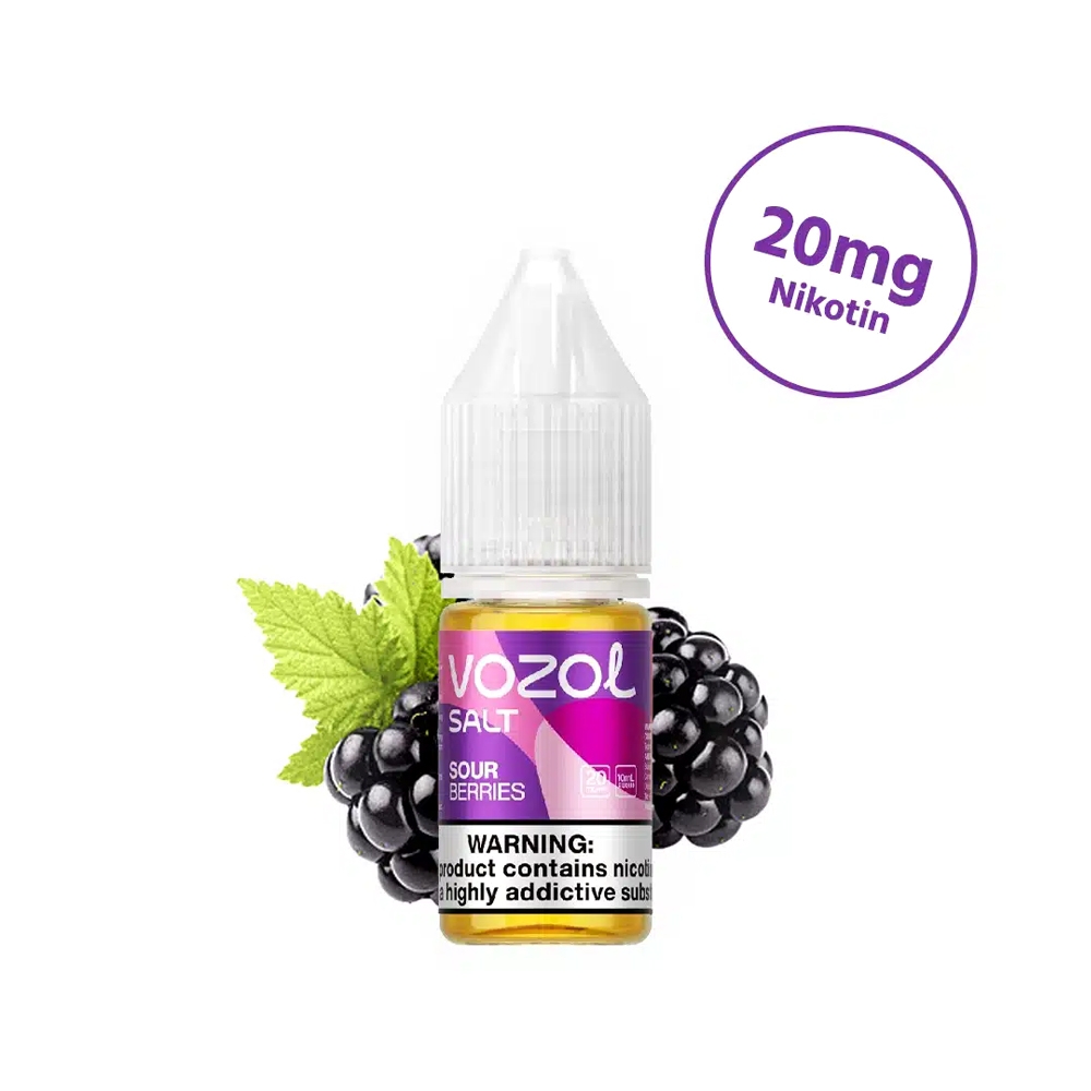 Vozol Liquid Nic Salt 20mg - Sour Berries