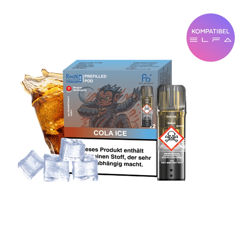 RandM Tornado Pods (2stk) 20mg - Cola Ice