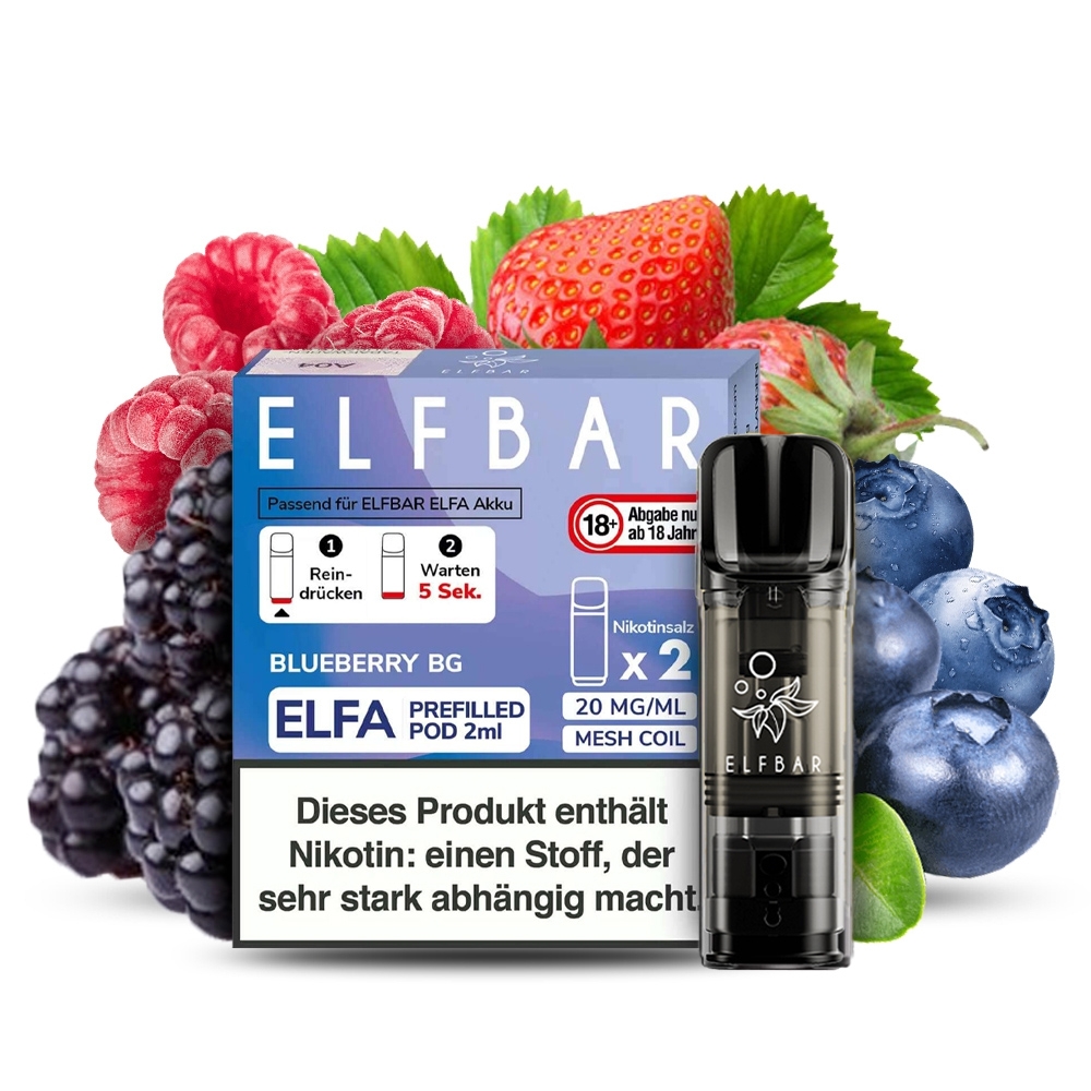 Elfbar ELFA POD (2stk) - Blueberry BG 20mg