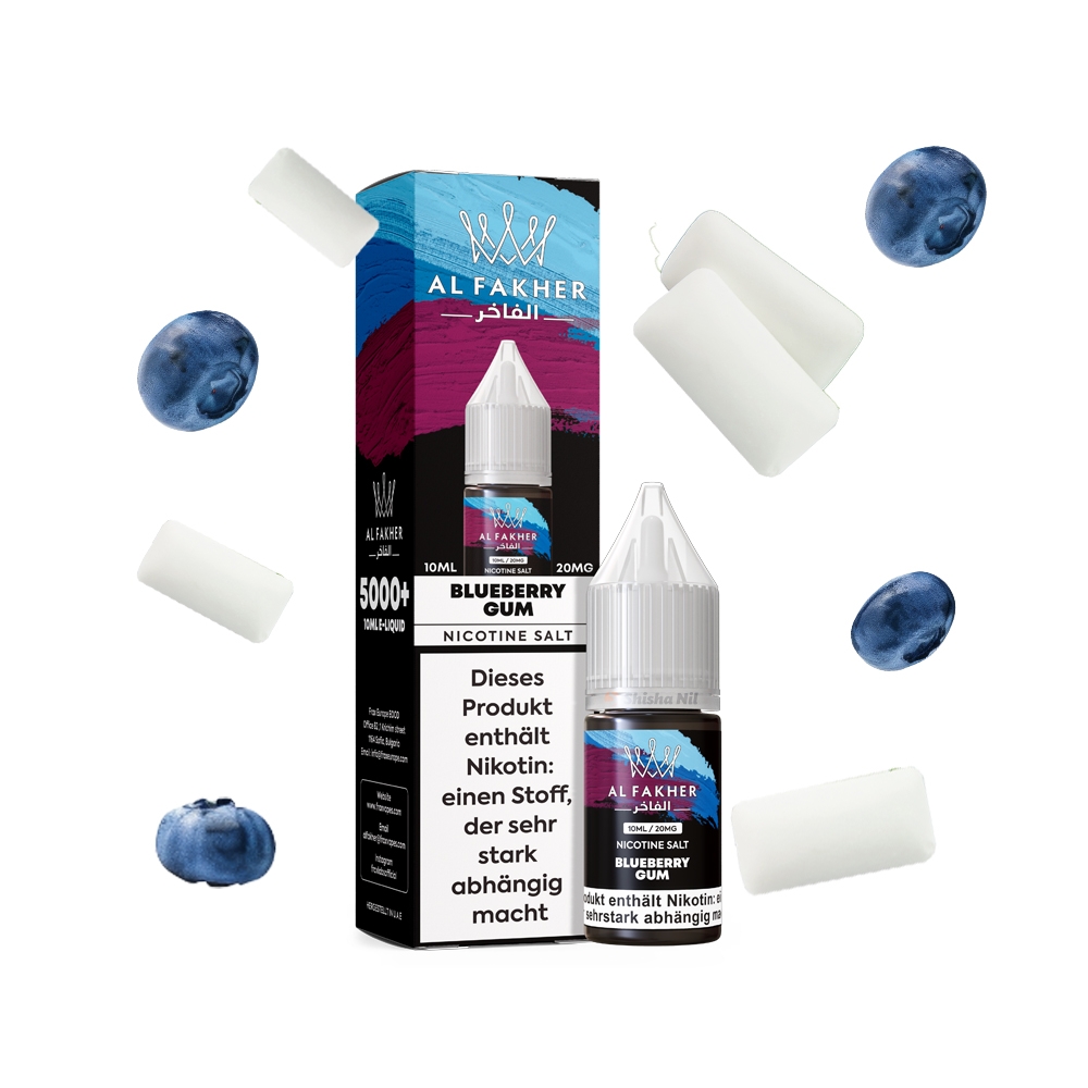Al Fakher Liquid 20mg - Blueberry Gum