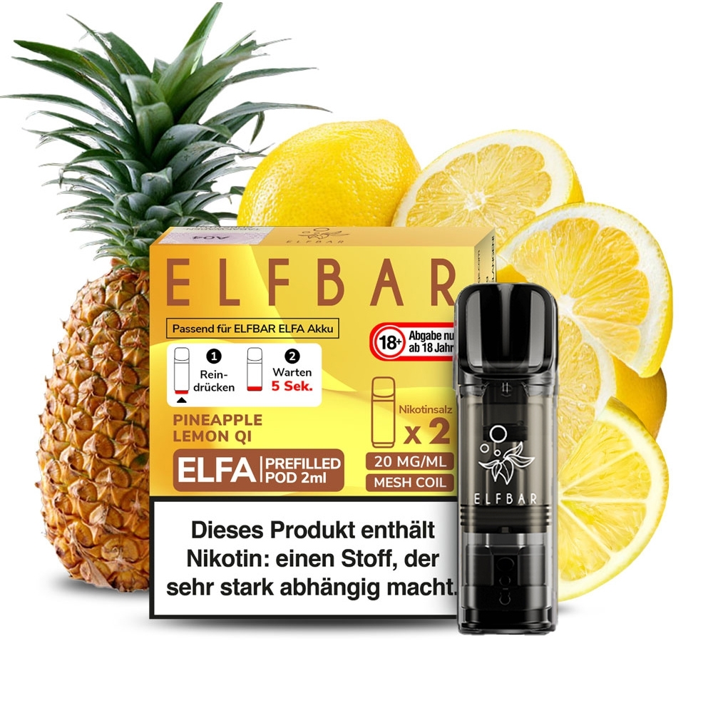Elfbar ELFA POD (2stk) - Pineapple Lemon QI 20mg