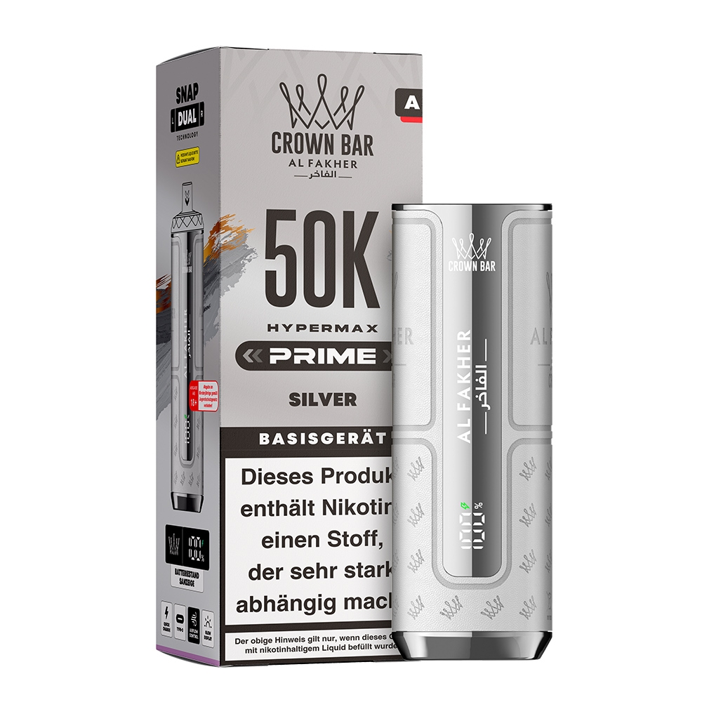 Al Fakher Hypermax Prime 50K Basisgerät - Silber