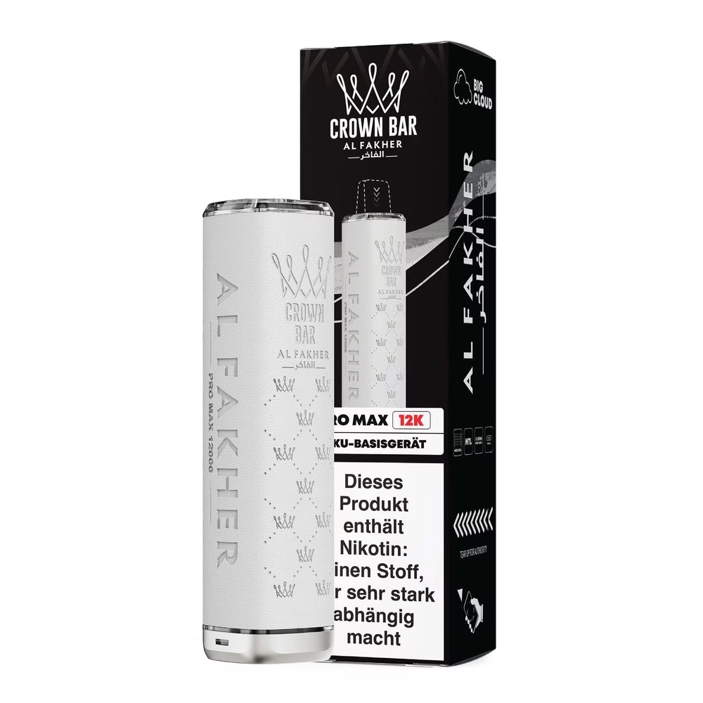 Al Fakher 12K Pro Max Basisgerät - White