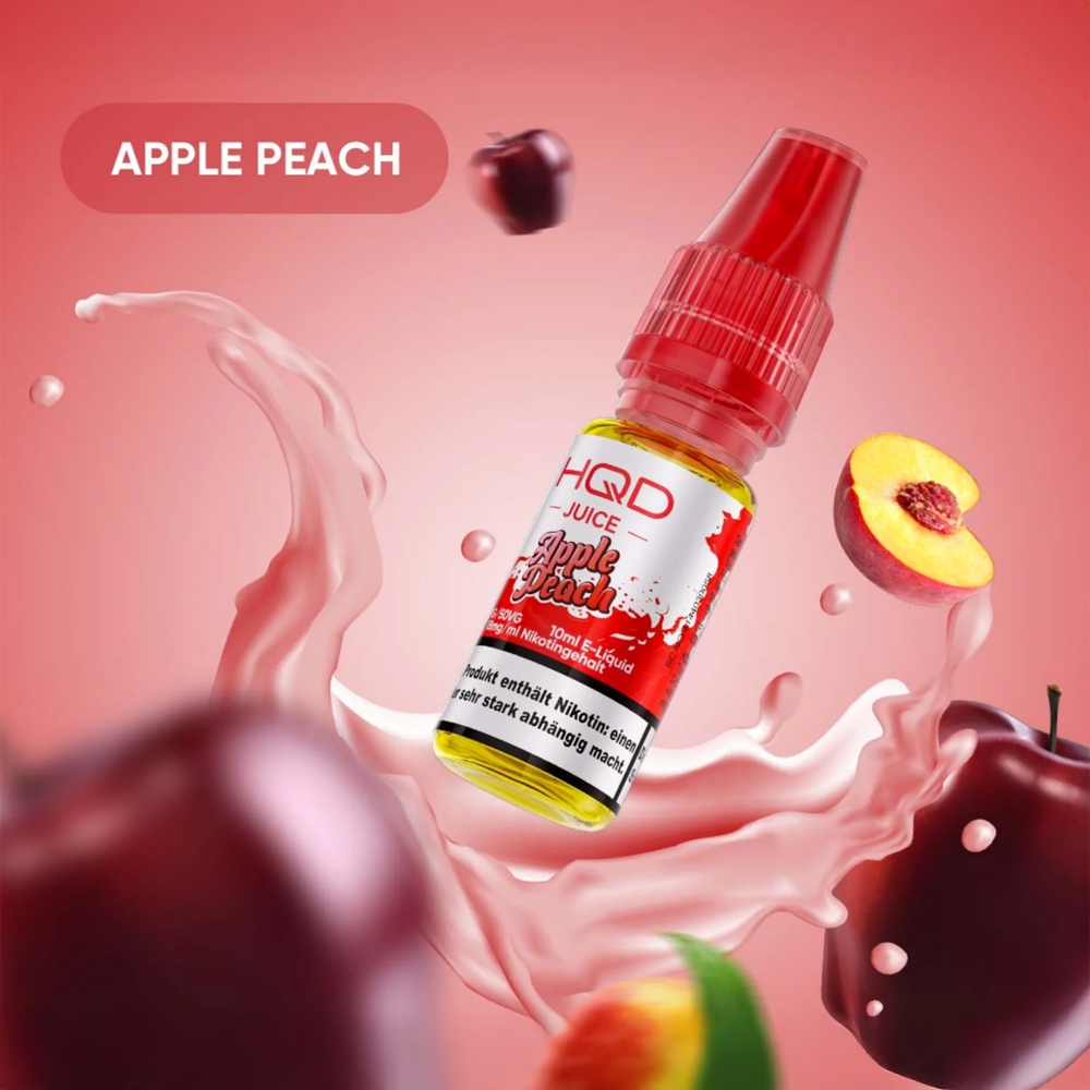 HQD Juice 18mg Liquid - Apple Peach