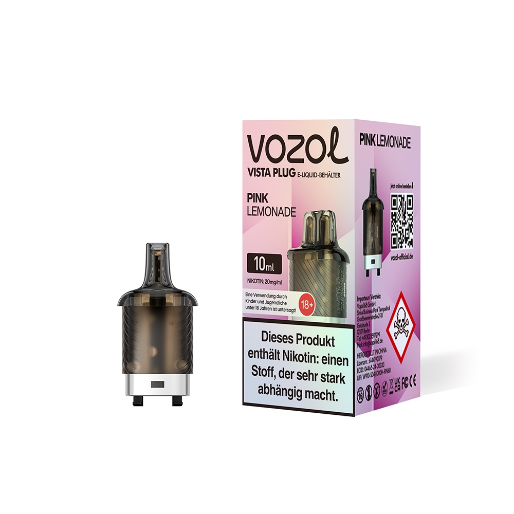 Vozol Vista Plug Pod 10ml - Pink Lemonade