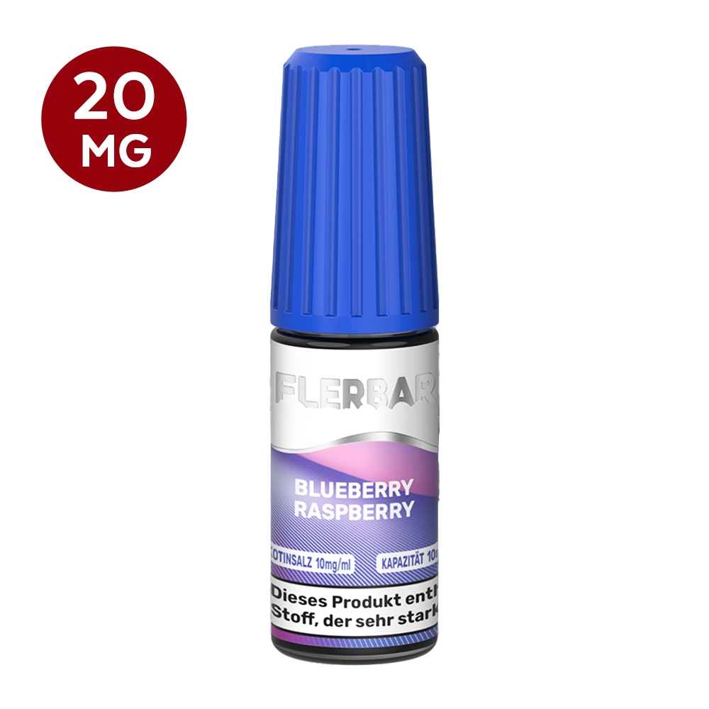 Flerbar E-Liquid 20mg  - Blueberry Raspberry 