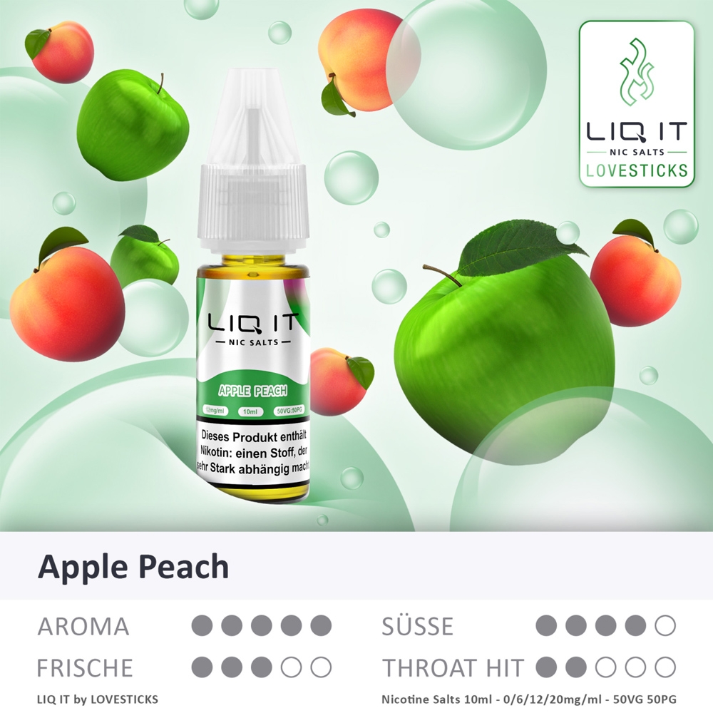 Lovesticks LIQ IT 20mg - Apple Peach 