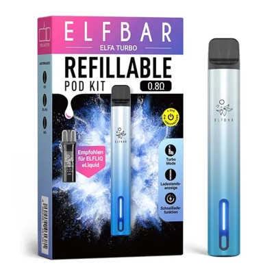 Elfbar ELFA Turbo Kit - Aurora Cyan - Bundle