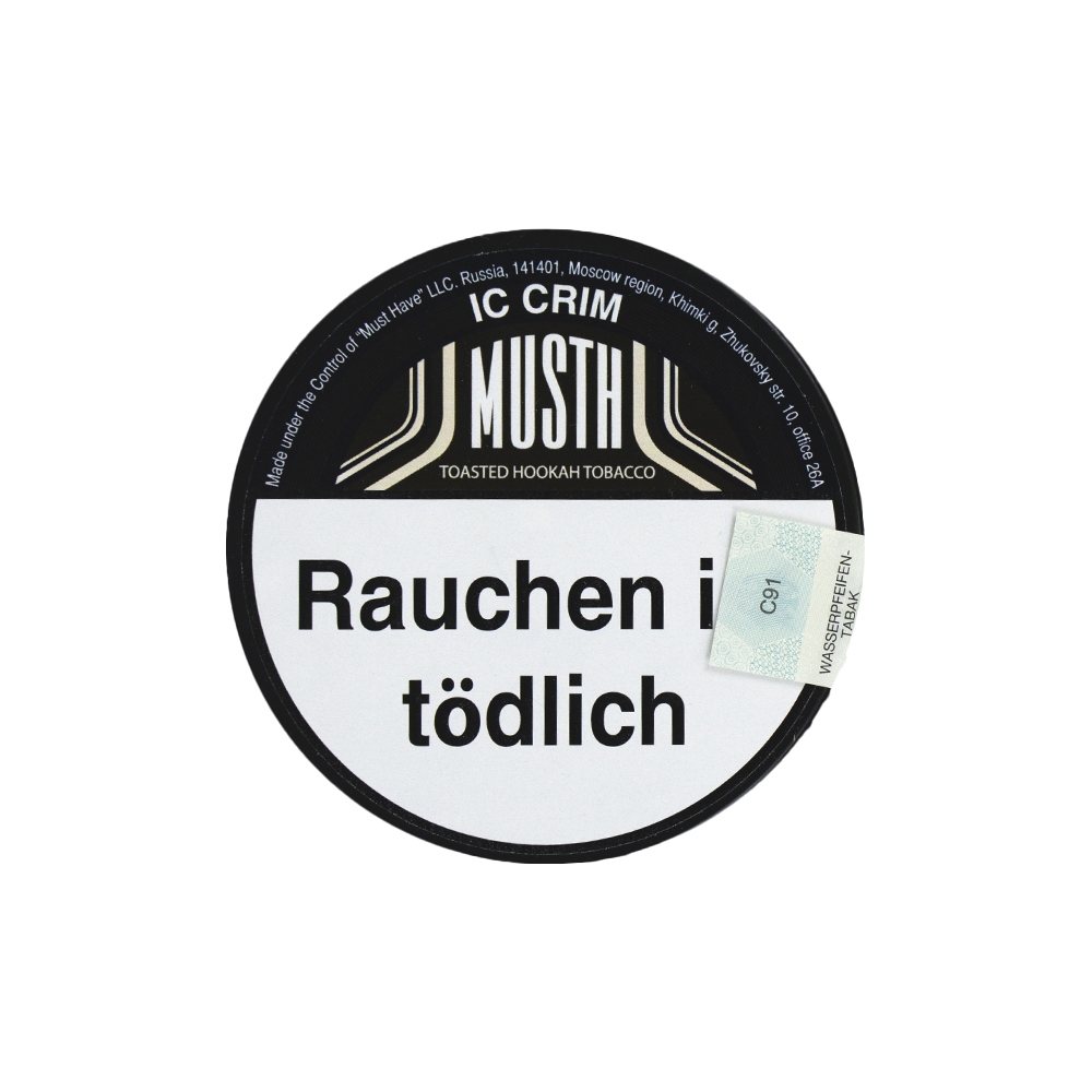 MustH Tobacco 125g - Ic Crim