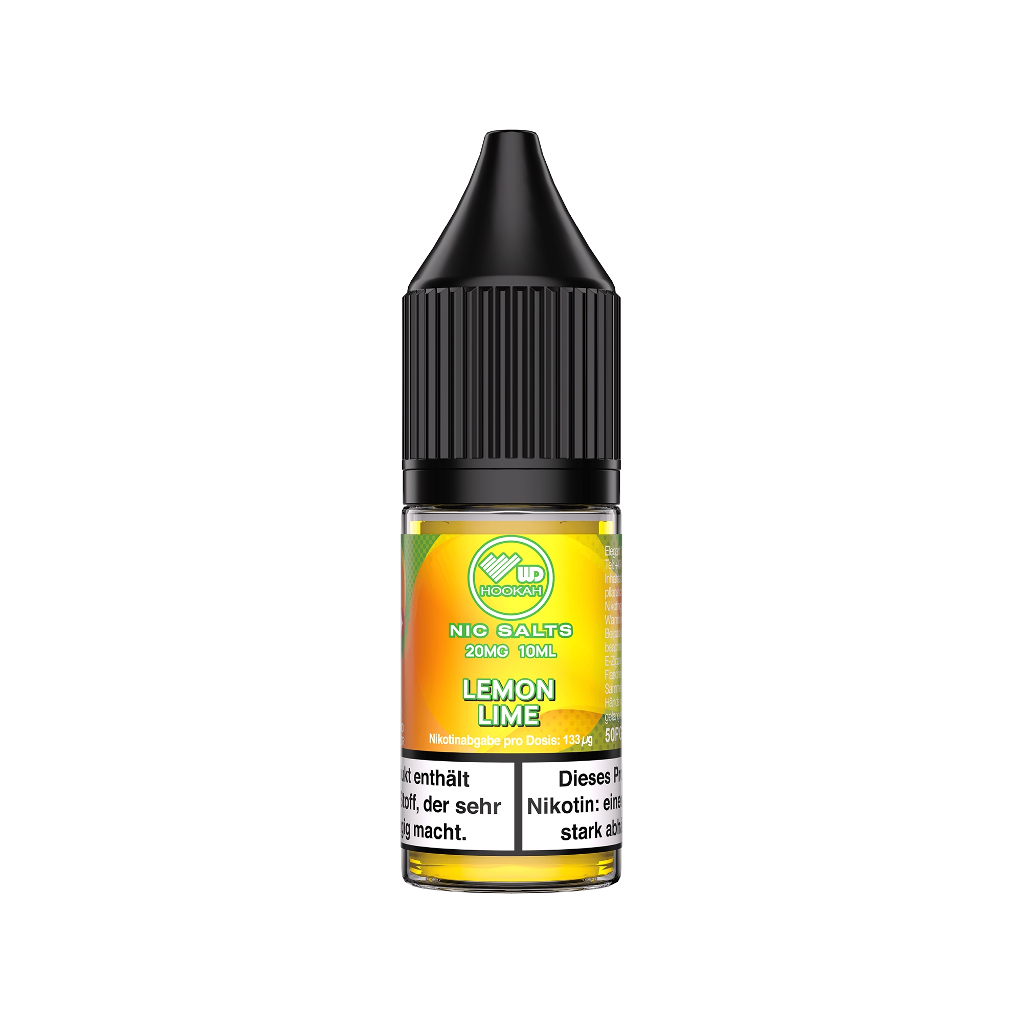WD Hookah NicSalt 20mg - Lemon Lime