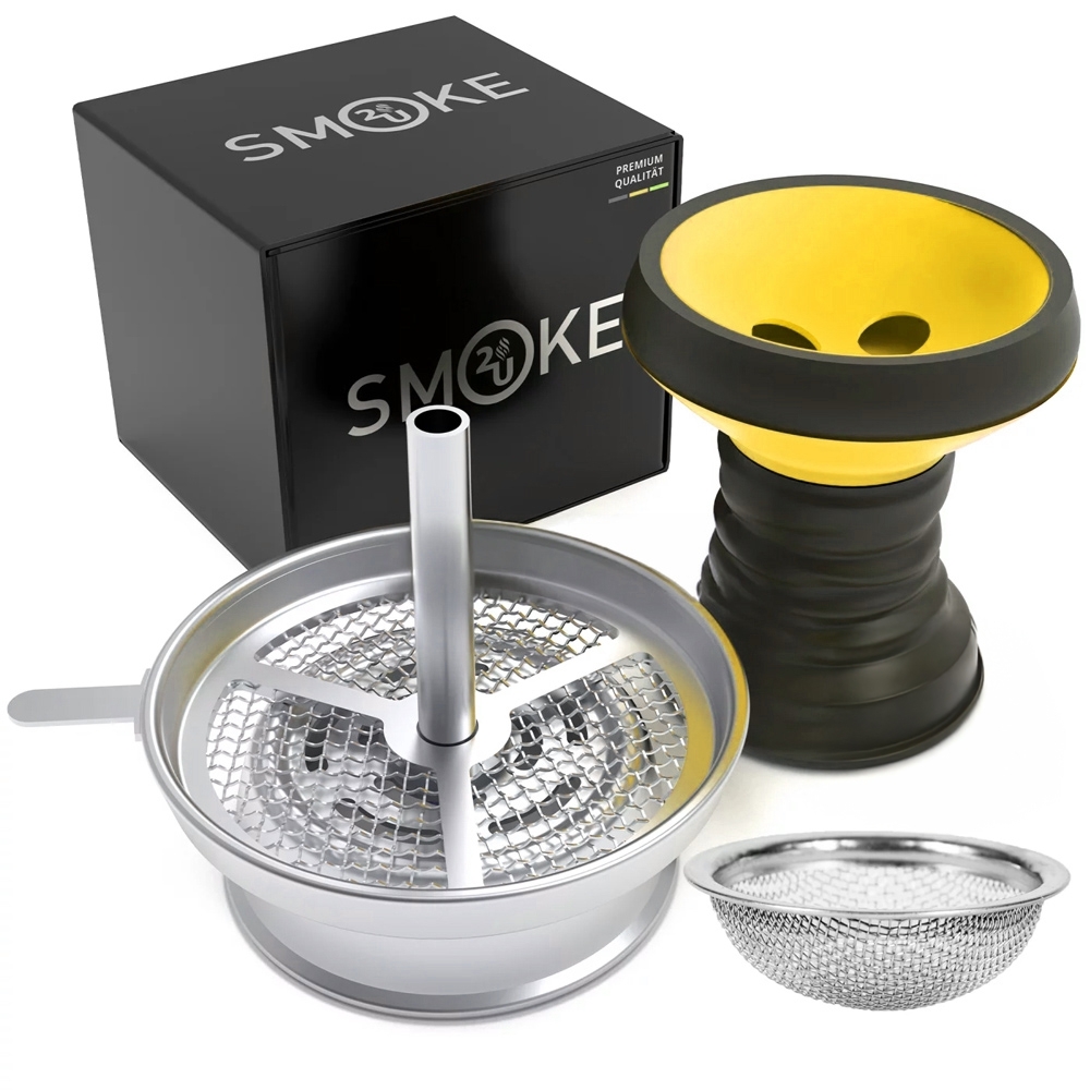 Smoke2u Steinkopf Set - Gelb