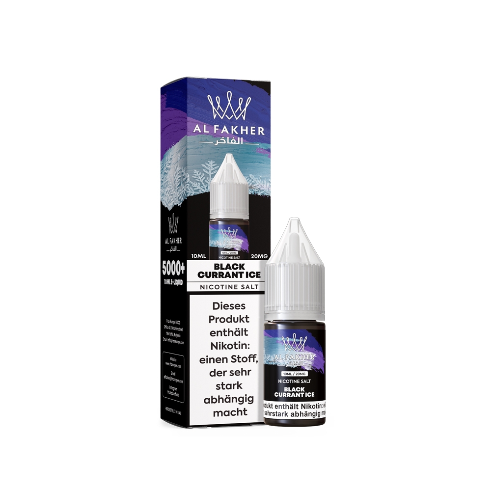 Al Fakher Liquid 20mg - Blackcurrant Ice