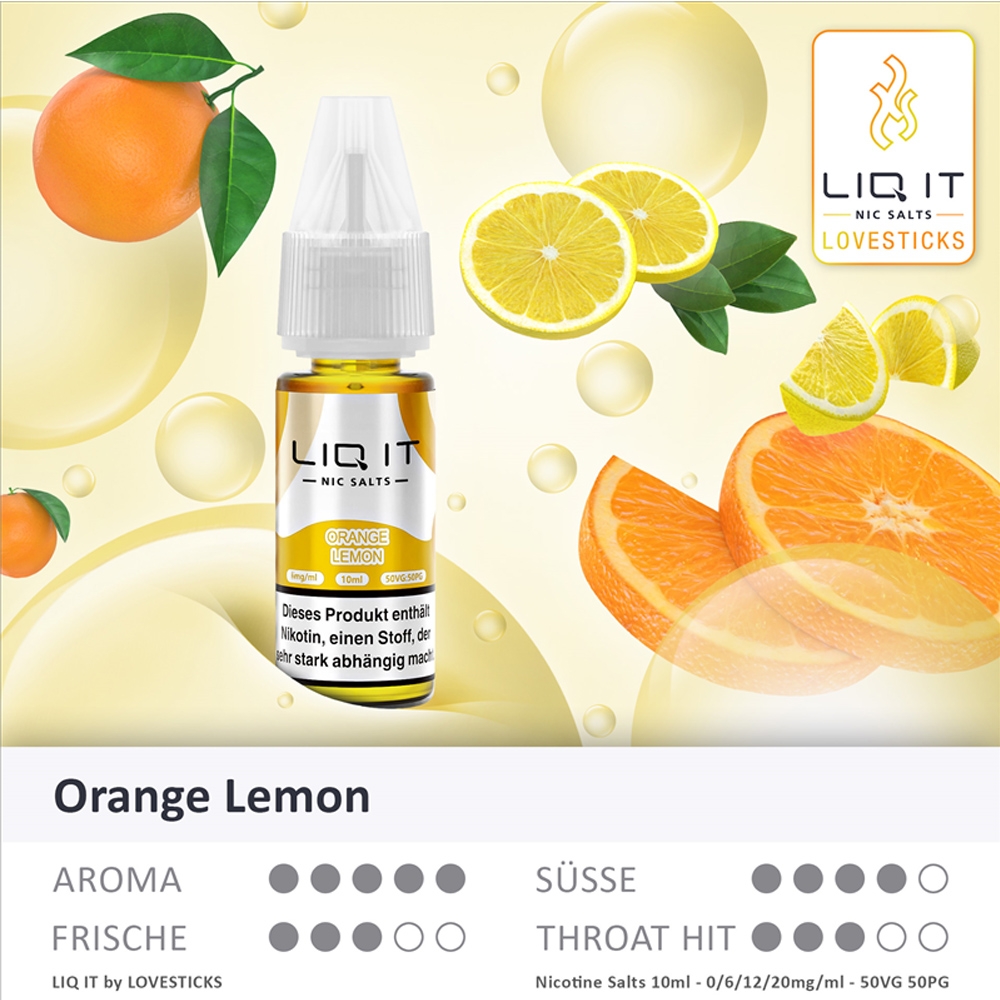 Lovesticks LIQ IT 20mg - Orange Lemon 