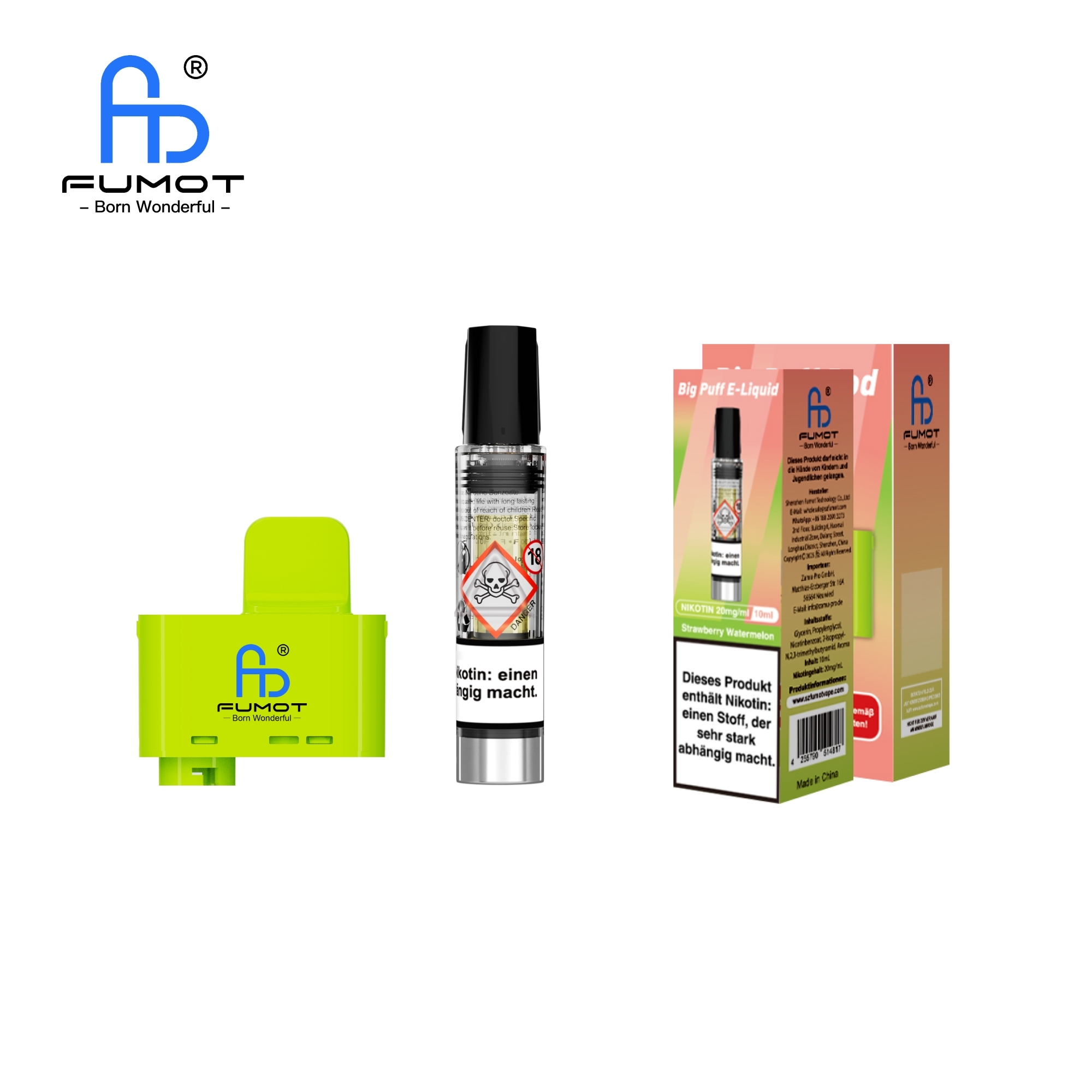 RandM Tornado Big Puff Pod Set - Strawberry Watermelon