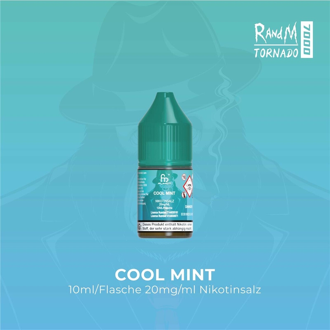 RandM Tornado Liquid 20mg - Cool Mint 