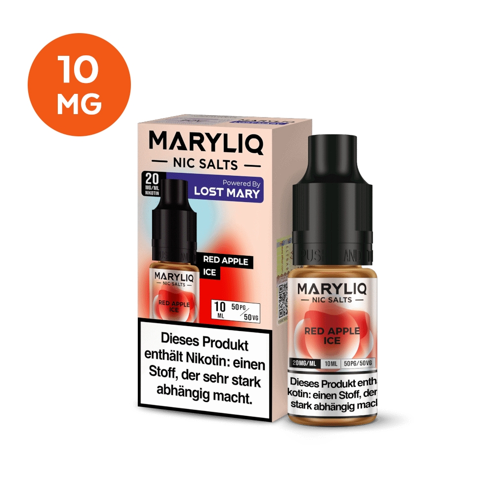 MARYLIQ Nikotinsalz Liquid 10mg - Red Apple Ice