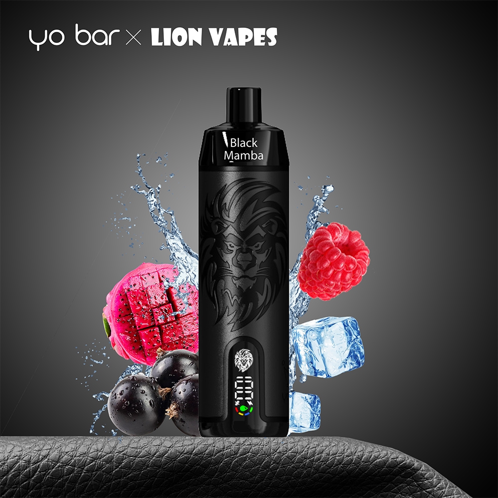 Yo Bar X Lion Vapes 10000 - Black Mamba