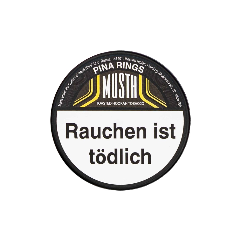 MustH Tobacco 25g - Pina Rings