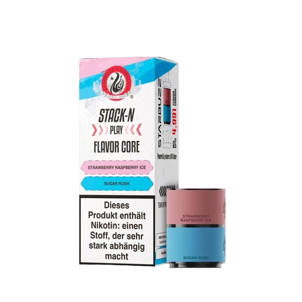 Starbuzz Stack-N Play Pod - Strawberry Raspberry Ice + Sugar Rush