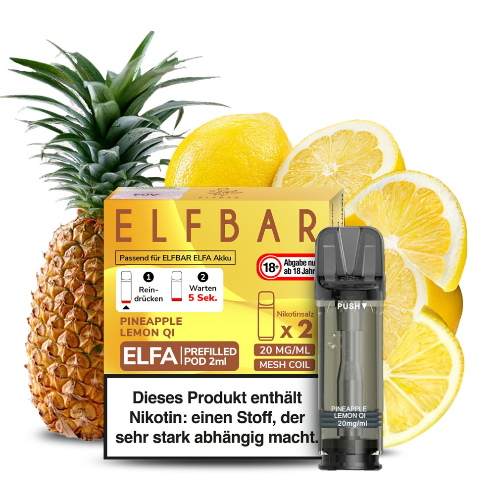 Elfbar ELFA POD (2stk) - Pineapple Lemon QI 20mg