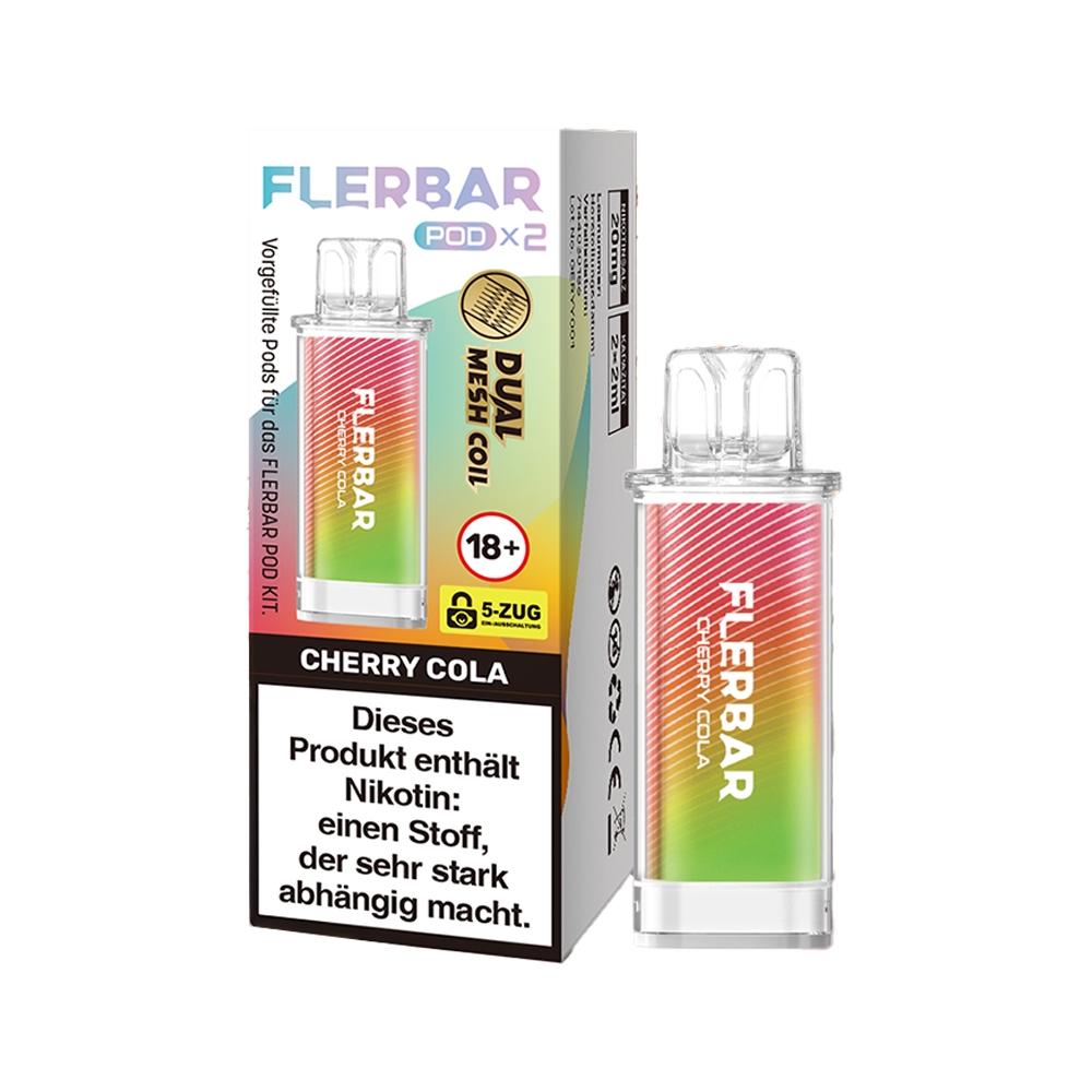 Flerbar POD (2stk) - Cherry Cola 20mg