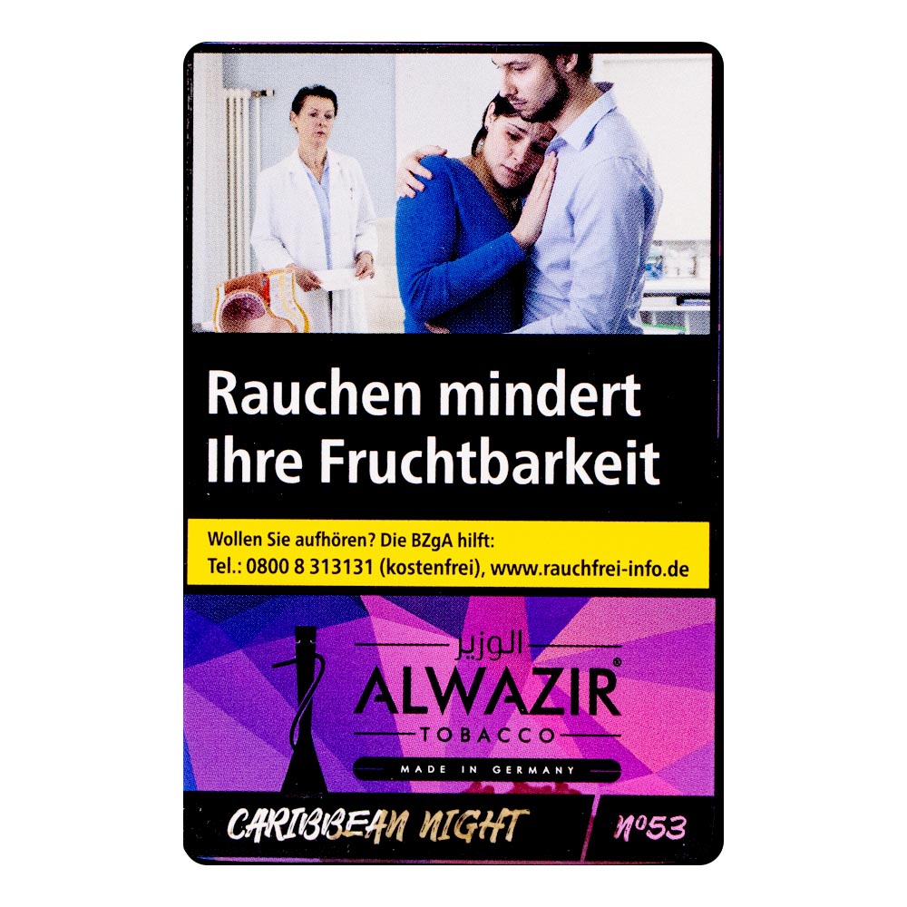 Al Wazir Tobacco 20g - No. 53 Caribbean Night