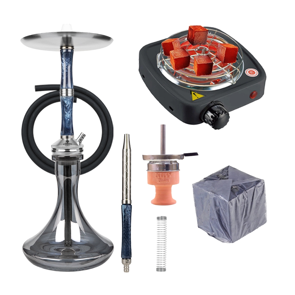 Diamond Hookah Excelsior - Blue/Black