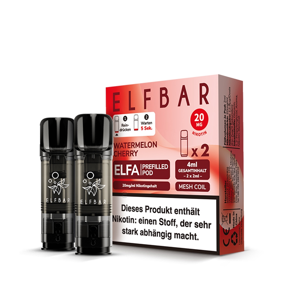 Elfbar ELFA POD (2stk) - Watermelon Cherry 20mg