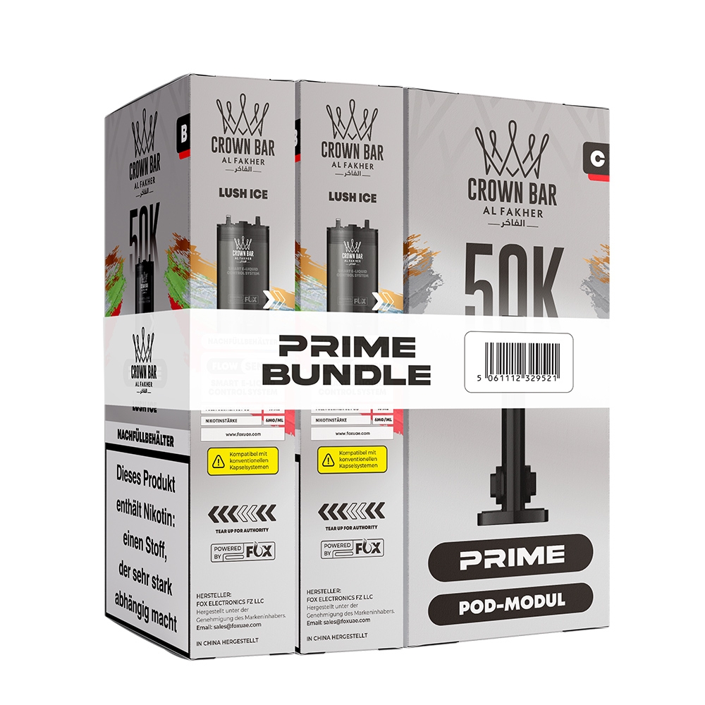 Al Fakher Hypermax Prime 50K (2er Pods + Coil) - Lush Ice