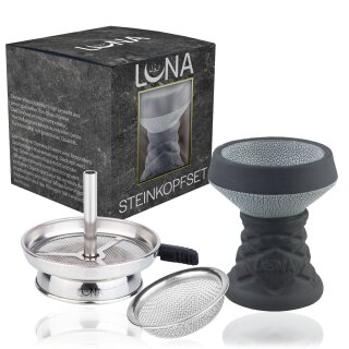 Luna Hookah Steinkopf Set - Weiß