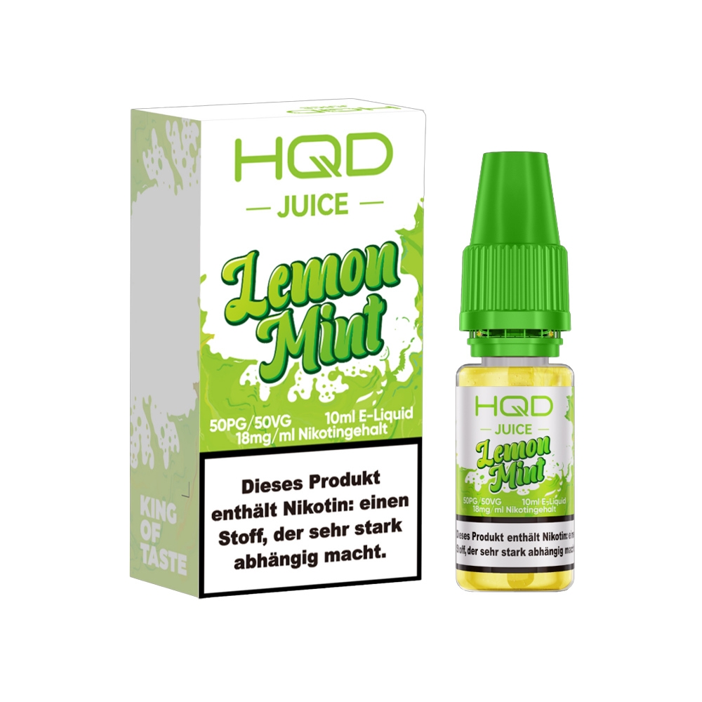 HQD Juice 18mg Liquid - Lemon Mint
