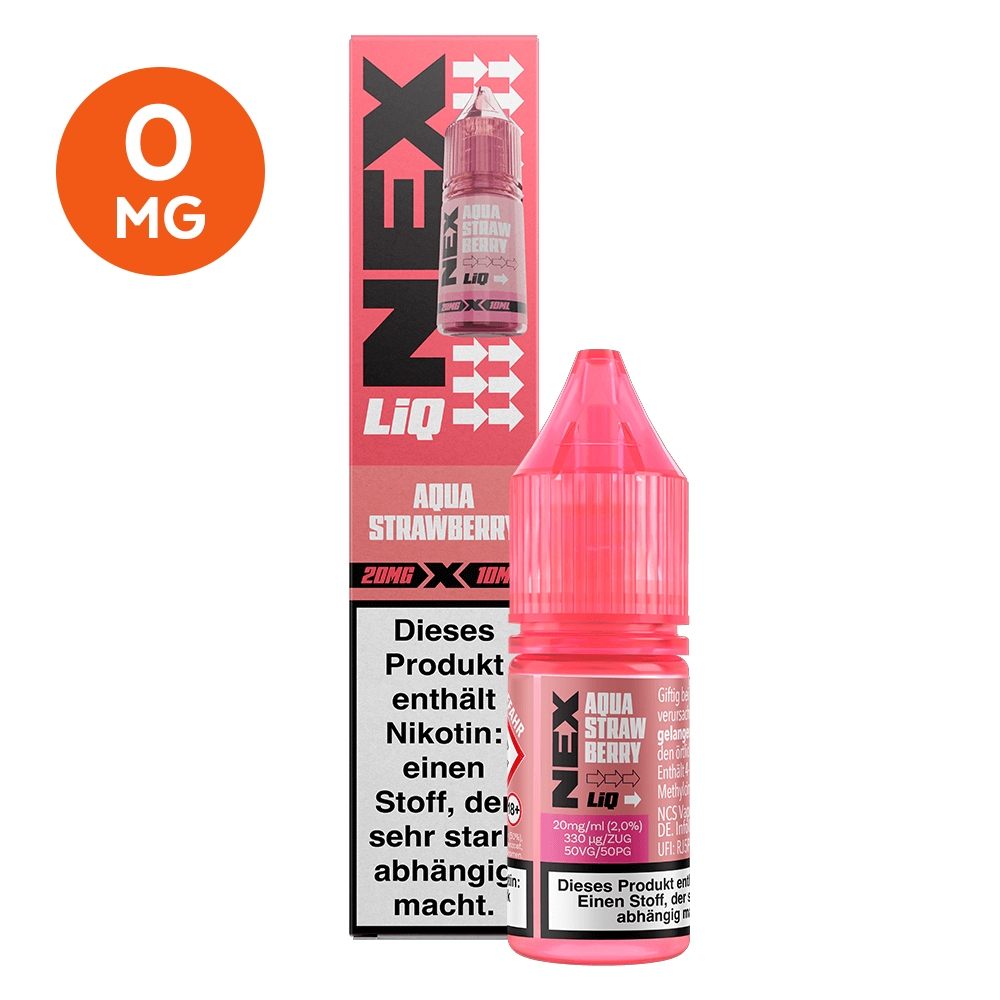 Nexliq Liquid 0mg - Aqua Strawberry