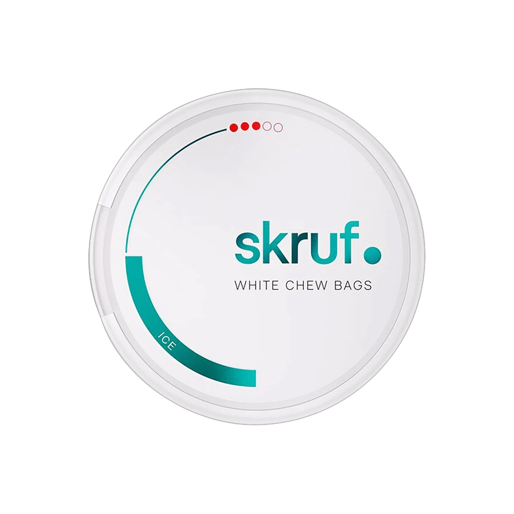 Skruf #3 – 12mg/g – Ice White Chew Bags
