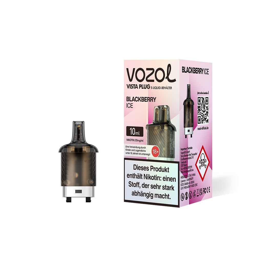 Vozol Vista Plug Pod 10ml - Blackberry Ice