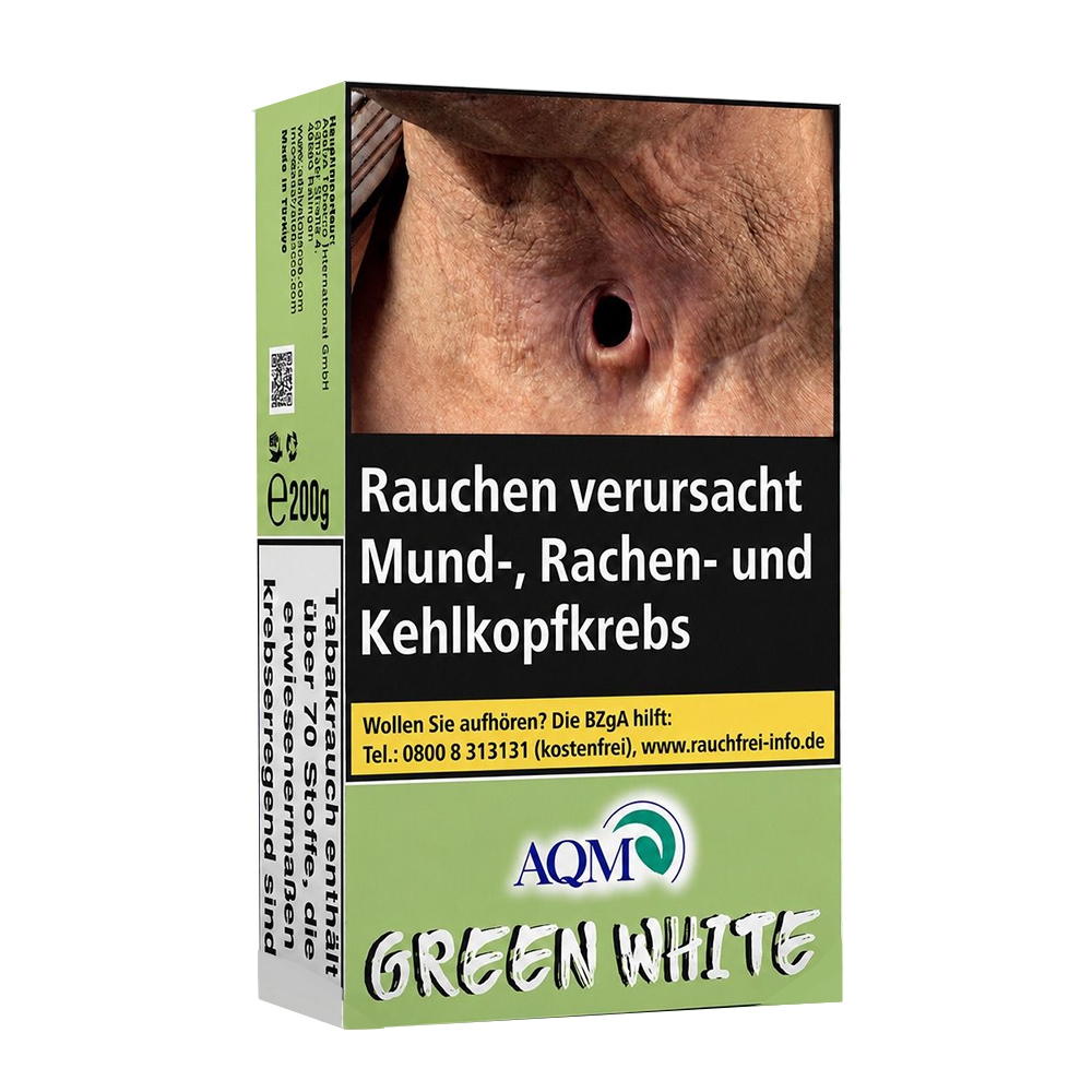 Aqua Mentha Premium Tobacco 200g - Green White
