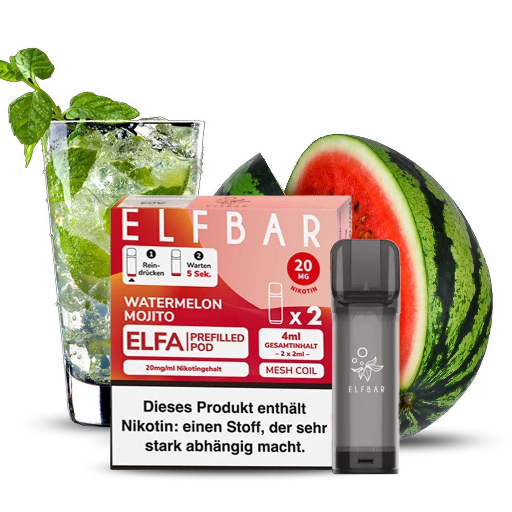 Elfbar ELFA POD (2stk) - Watermelon Mojito 20mg