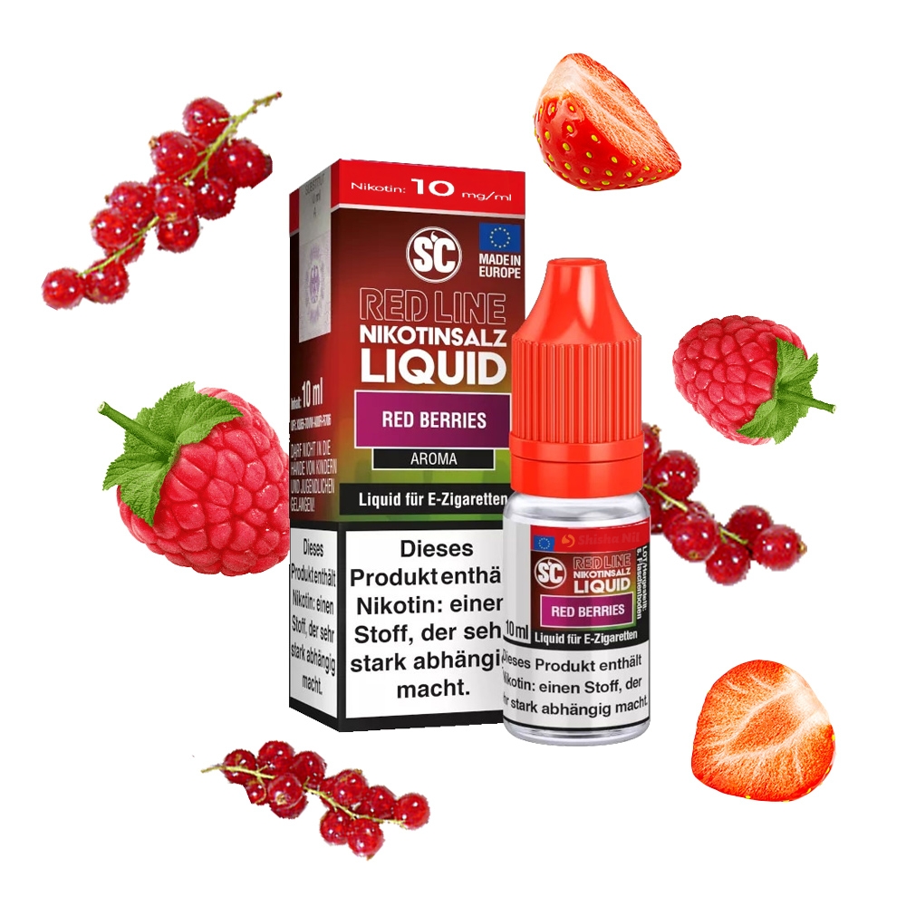 SC Red Line Nikotinsalz Liquid 10mg - Red Berries