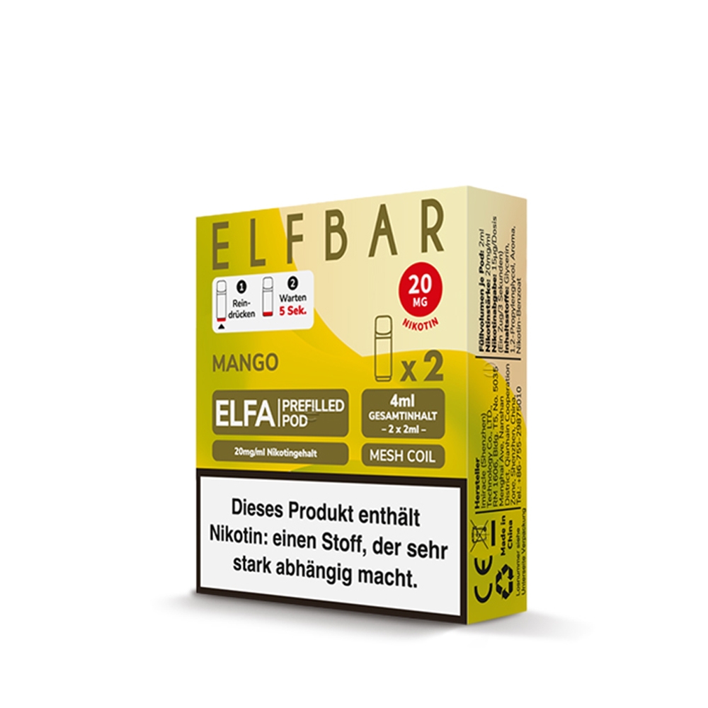 Elfbar ELFA POD (2stk) - Mango 20mg