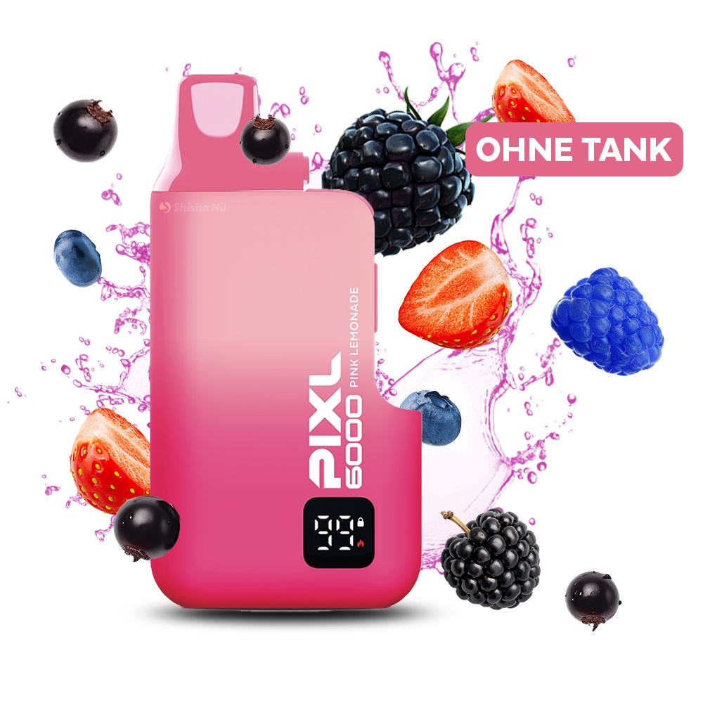 PIXL 6000 Vape (2ml) - Pink Lemonade 20mg
