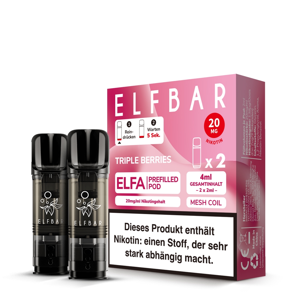 Elfbar ELFA POD (2stk) - Triple Berries 20mg