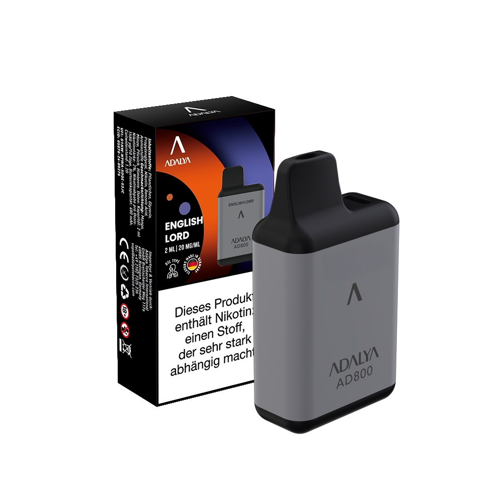 Adalya AD800 Vape - English Lord 20mg