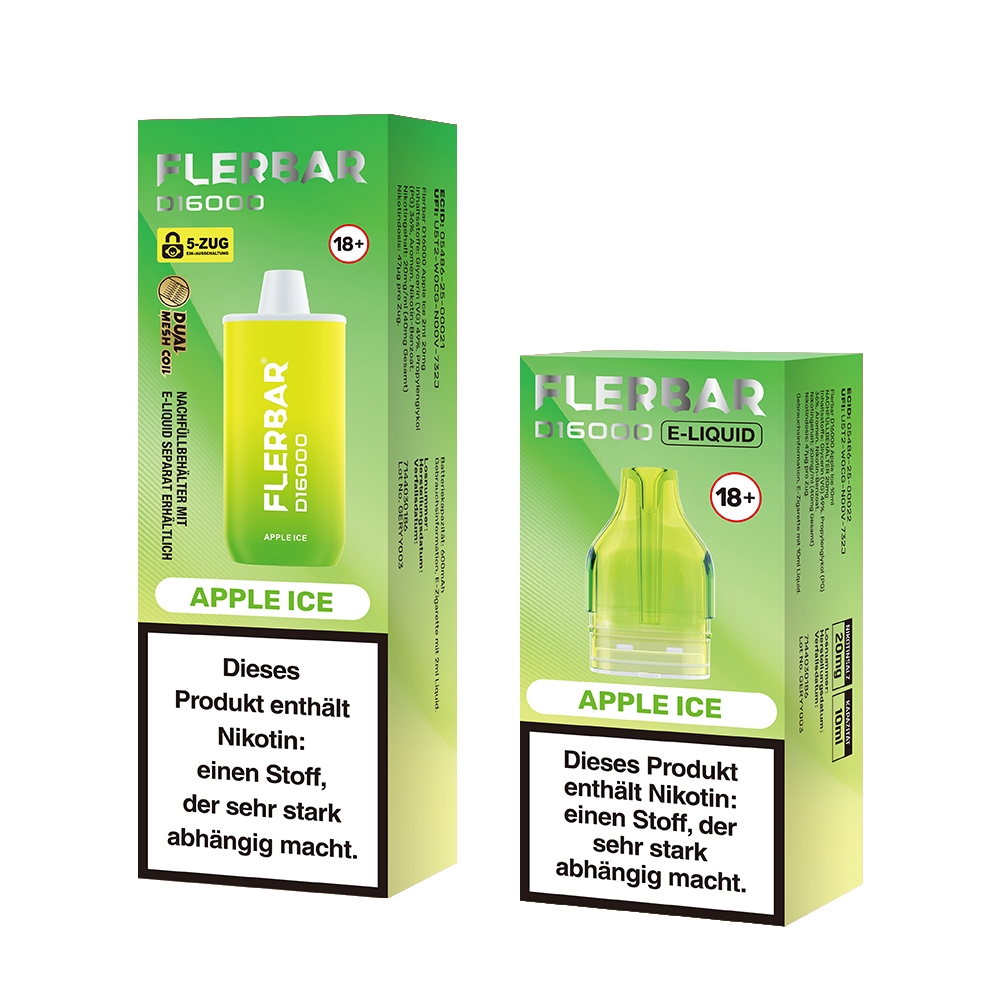 Flerbar D16000 - Apple Ice