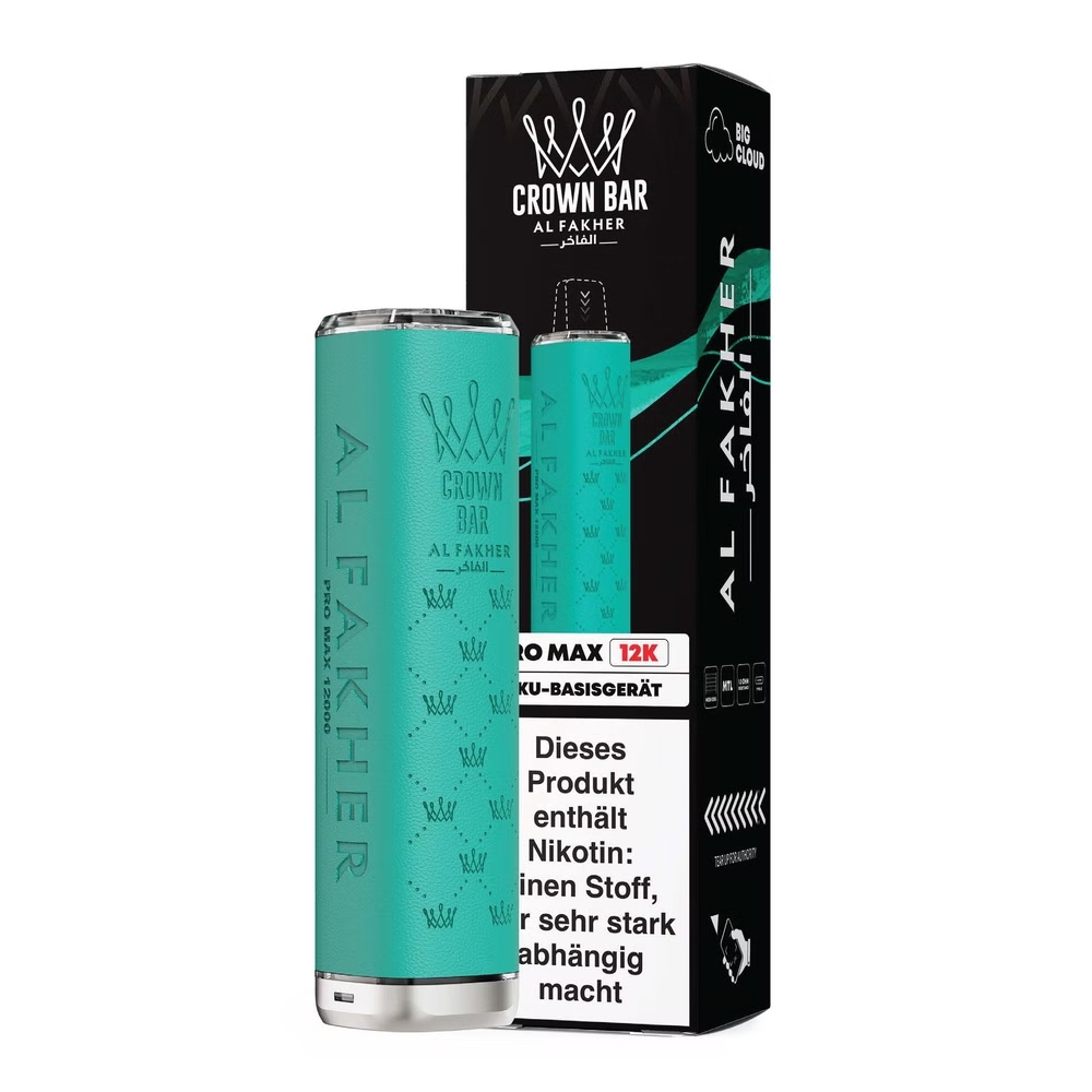 Al Fakher 12K Pro Max Basisgerät - Teal