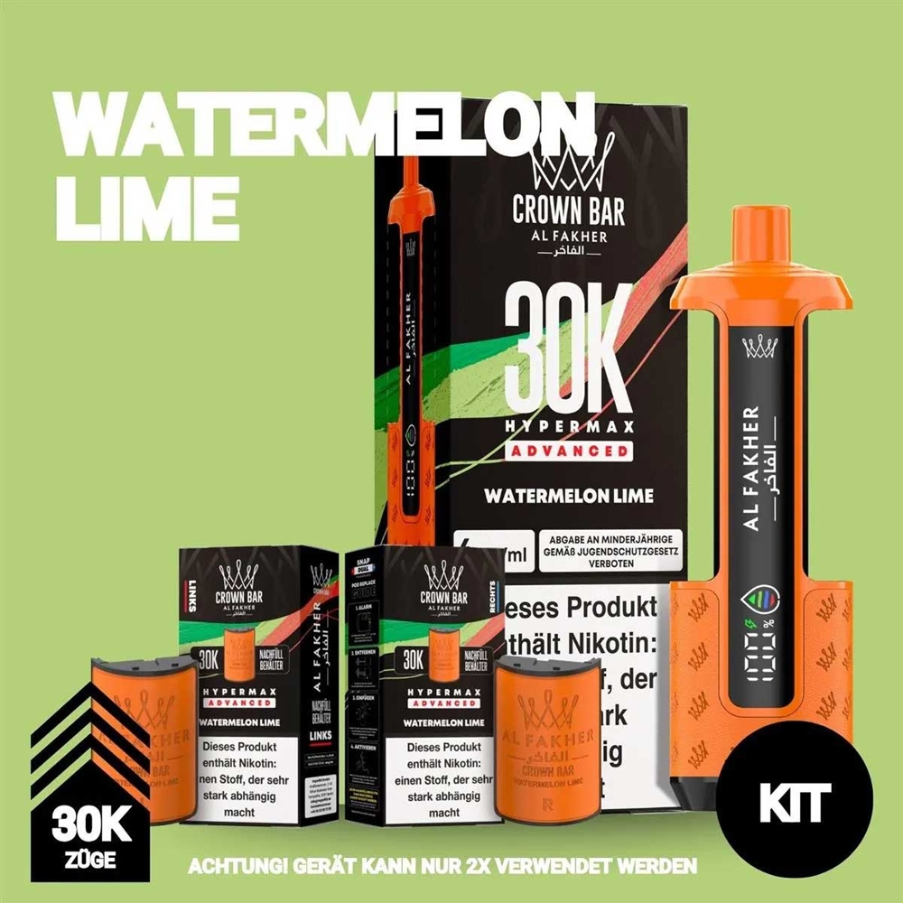 Al Fakher 30K Hypermax - Watermelon Lime
