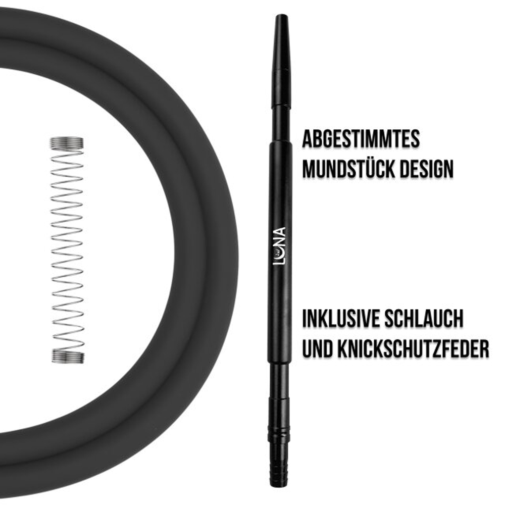 Luna Hookah Minima 2.0 - Black