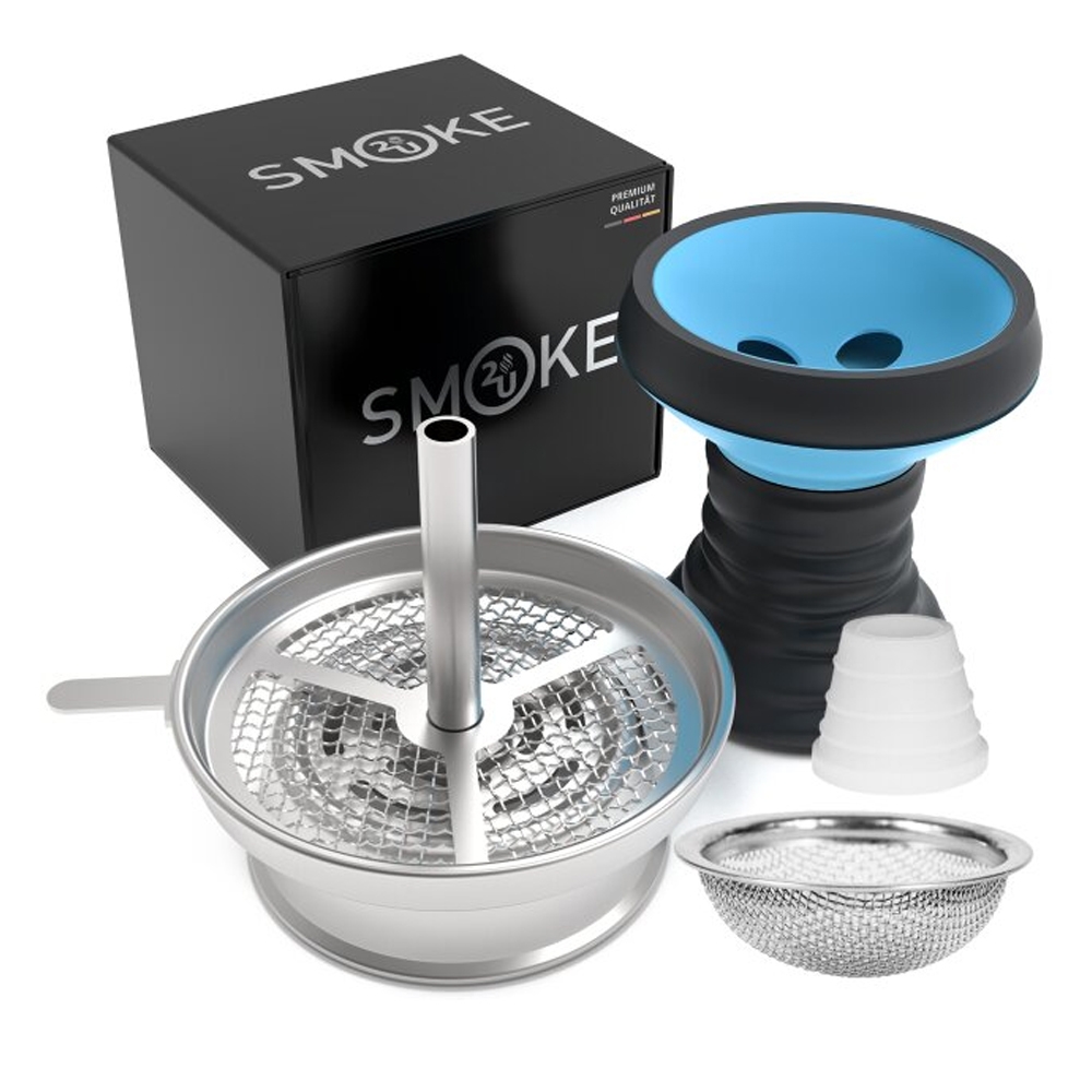 Smoke2u Steinkopf Set - Blau