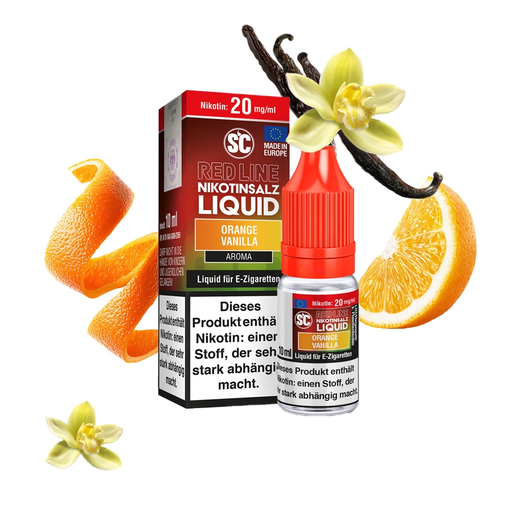 SC Red Line Nikotinsalz Liquid 20mg - Orange Vanilla