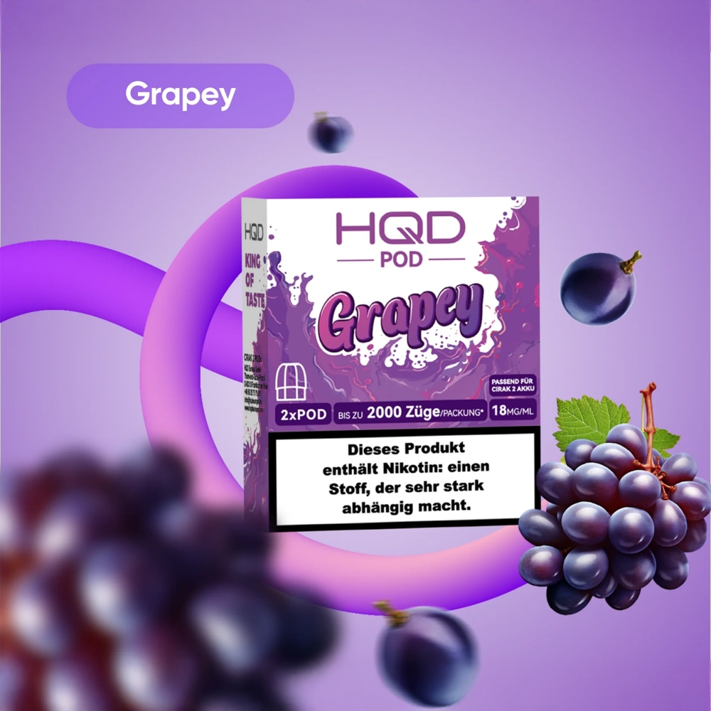 HQD Cirak 2 - Grapey - Pod (2er Pack)